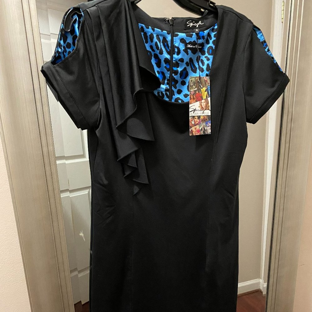SPIEGEL WOMENS HIGH QUALITY BLACK DRESS SIZE 8 NWT